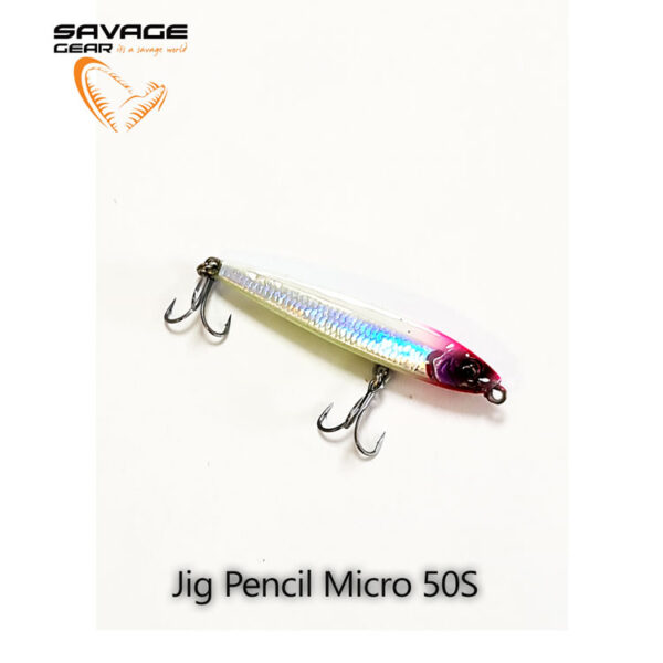 savage-gear-Jig-Pencil-Micro-50S-Holo-White-Glow