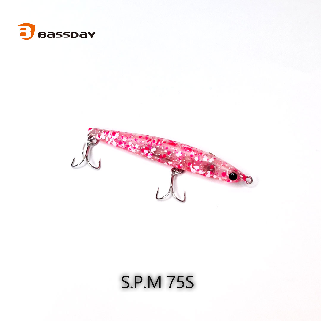 Bassday-S.P.M-75S-Transparent-Pink-Dots