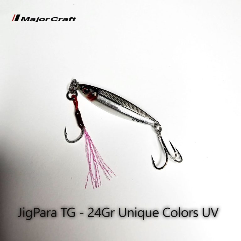 Major Craft Jigpara TG Tungsten Metal Jig - Asymmetrical Slow Pitch Jig With Front Hook
